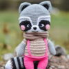 Receita Guaxinim Amigurumi
