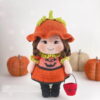 Receita Halloween Boneca Amigurumi