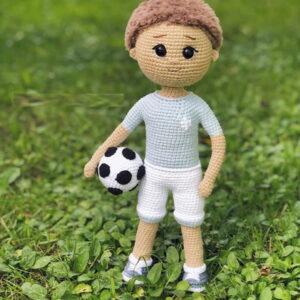 Receita Jogador Amigurumi