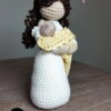 Receita Maria e Menino Jesus Amigurumi