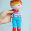 Receita Menino amigurumi