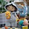 Receita Menino Coelho Amigurumi