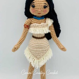 Receita Pocahontas Amigurumi