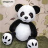 Receita Panda Amigurumi