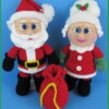 Receita Papai Noel e Mamae Noel Amigurumi