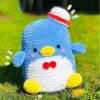 Receita Pinguim Amigurumi