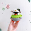 Receita Pinguim Amigurumi
