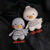 Receita Pinguins Amigurumi