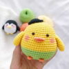 Receita Pintinho Amigurumi