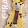 Receita Prendedor de Chupeta Girafa Amigurumi