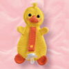 Receita Prendedor de Chupeta Pintinho Amigurumi