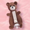 Receita Prendedor de Chupeta Urso Amigurumi