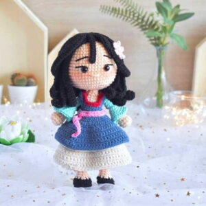 Receita Princesa Amigurumi