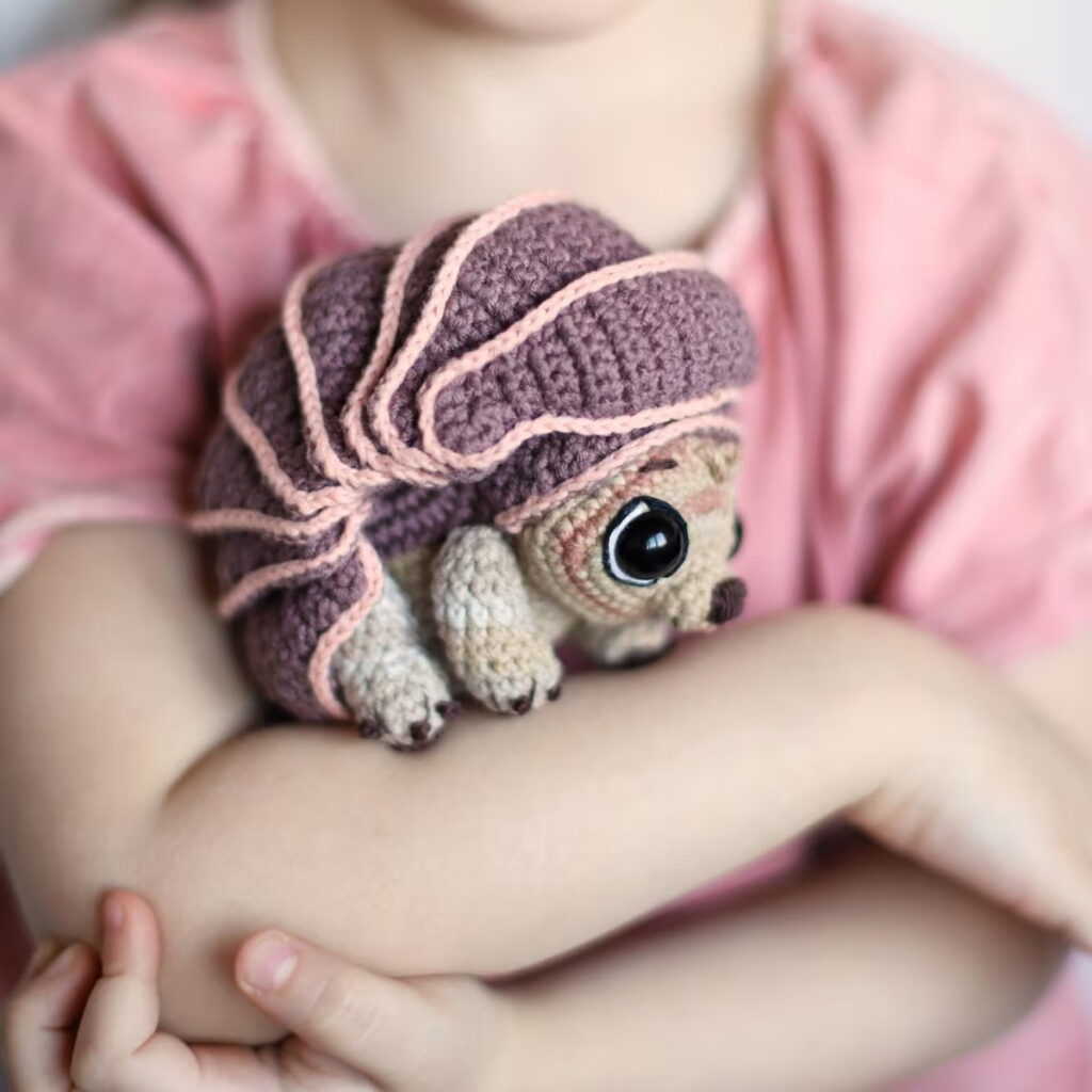 Receita Tatu Bola Amigurumi - Amigur - Receitas Amigurumi