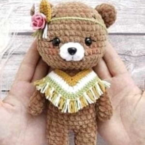 Receita Urso Amigurumi