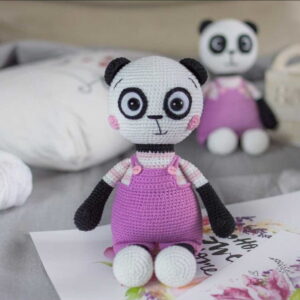 Receita Urso Panda Amigurumi