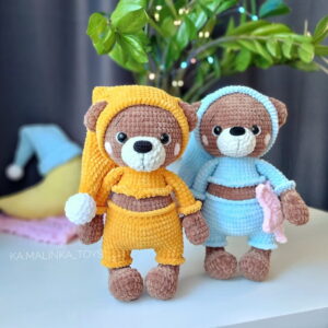 Receita Ursos Amigurumi