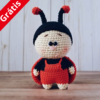 Receita Joaninha Amigurumi