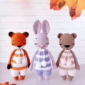 Receita Amigas Floresta Amigurumi