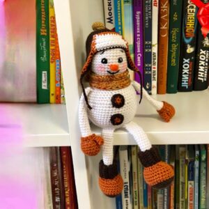 Receita Boneco de Neve Amigurumi