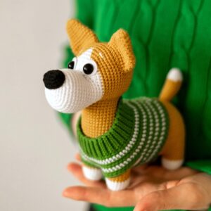 Receita Cachorro Corgi Amigurumi