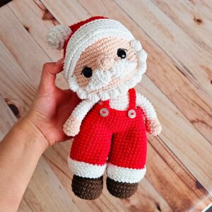 Receita Papai Noel Amigurumi