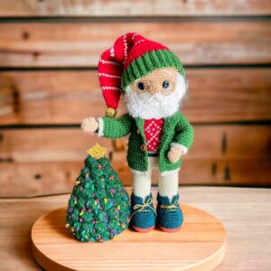 Receita Papai Noel Amigurumi
