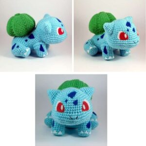 Receita Pokemon Bulbassauro Amigurumi