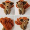 Receita Pokemon Vulpix Amigurumi