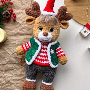 Receita Rena Amigurumi