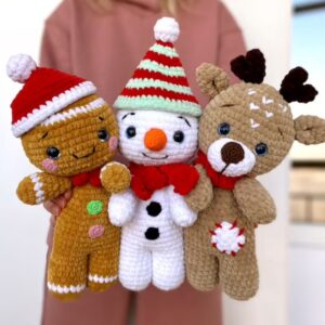 Receita Rena Natal Amigurumi