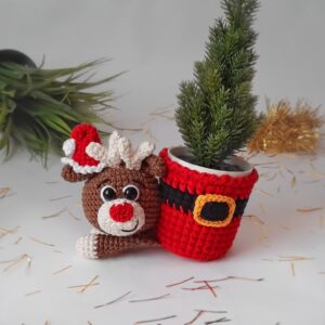 Receita Rena Natalina Amigurumi