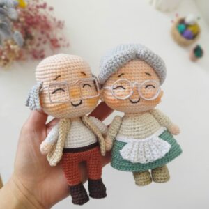Receita Velhinhos Amigurumi
