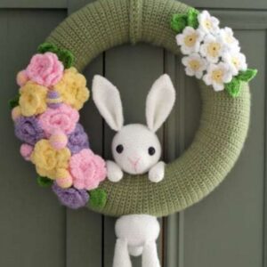 Receita Guirlanda de Coelho Amigurumi