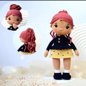 Receita Boneca Amigurumi