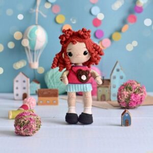 Receita Boneca Ruiva Amigurumi