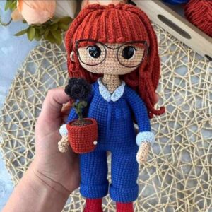Receita Boneca Ruiva Amigurumi