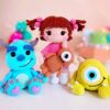 Receita Boo,sulley e mike Amigurumi