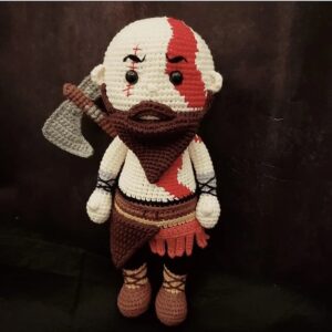 Receita Kratos Amigurumi