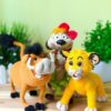 Receita Timão,Pumba e Simba Amigurum