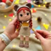 Receita Boneca Amigurumi