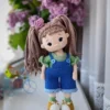 Receita Boneca Jardineira Amigurumi