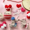 Receita Cachorrinhos namorados Amigurumi