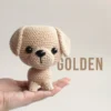 Receita Cachorro Golden Amigurumi