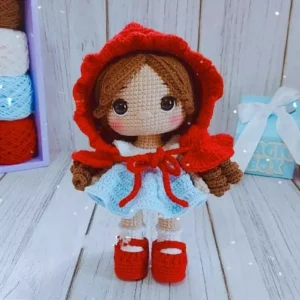 Receita Chapeuzinho vermelho Amigurumi