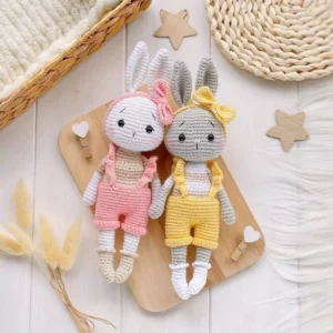 Receita Coelhos Amigurumi