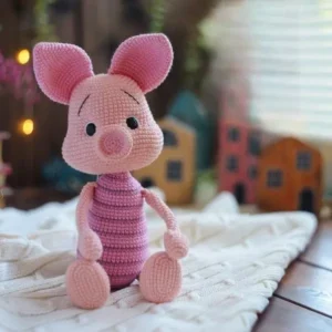 Receita Leitão Amigurumi