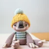 Receita Preguiça amigurumi