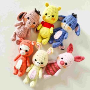 Receita Turma do Pooh Amigurumi