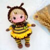 Receita Boneca Abelha Amigurumi